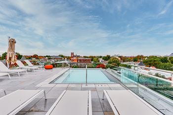 The stanton roof deck and year-round pool
